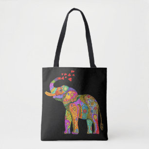 Niedliche und farbenfrohe Elefantentasche Tasche