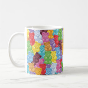 Niedliche und farbenfrohe Gummibären Kaffeetasse