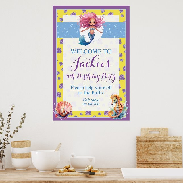 Niedliche und farbenfrohe Magie Poster (Küche)