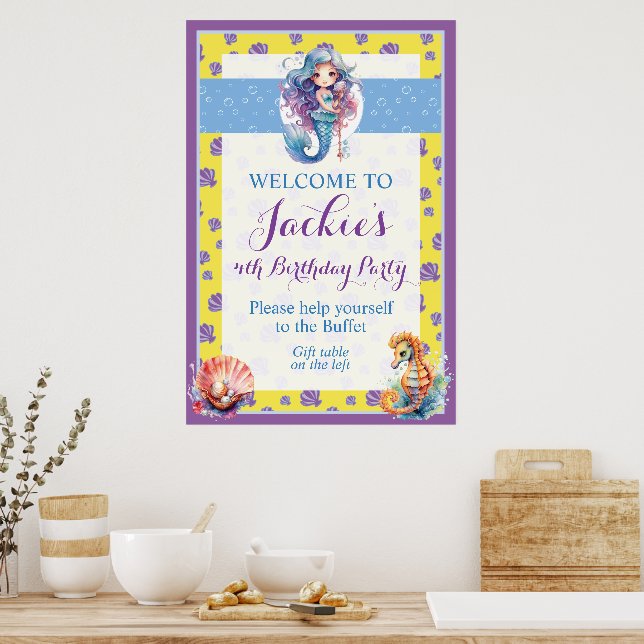 Niedliche und farbenfrohe Magie Poster (Küche)