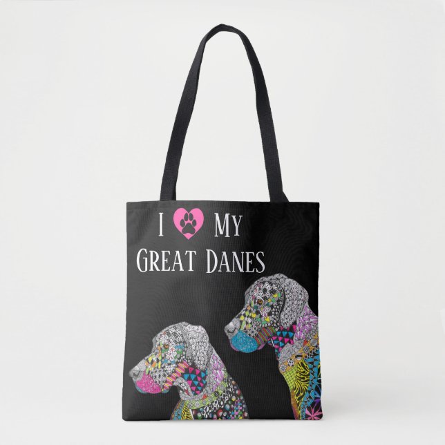Niedliche und farbenfrohe Tanztasche Tasche (Vorderseite)