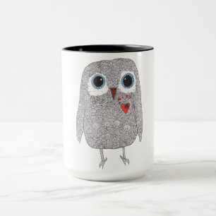 Niedliche und farbenfrohe Tasse