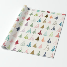 Niedliche und farbenfrohe Weihnachtswrapping Paper Geschenkpapier