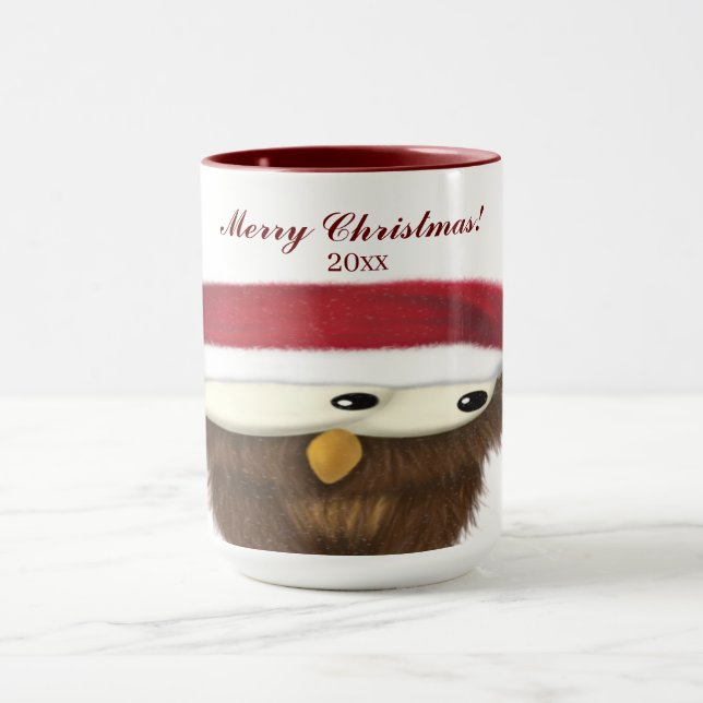 Niedliche und festliche Eule Tasse (Zentrum)