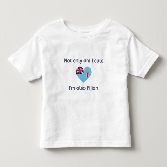 Niedliche und fidschianische kleinkind t-shirt (Vorderseite)