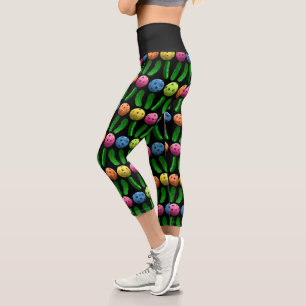 Niedliche und Fun-Pickles-Muster Capri Leggings
