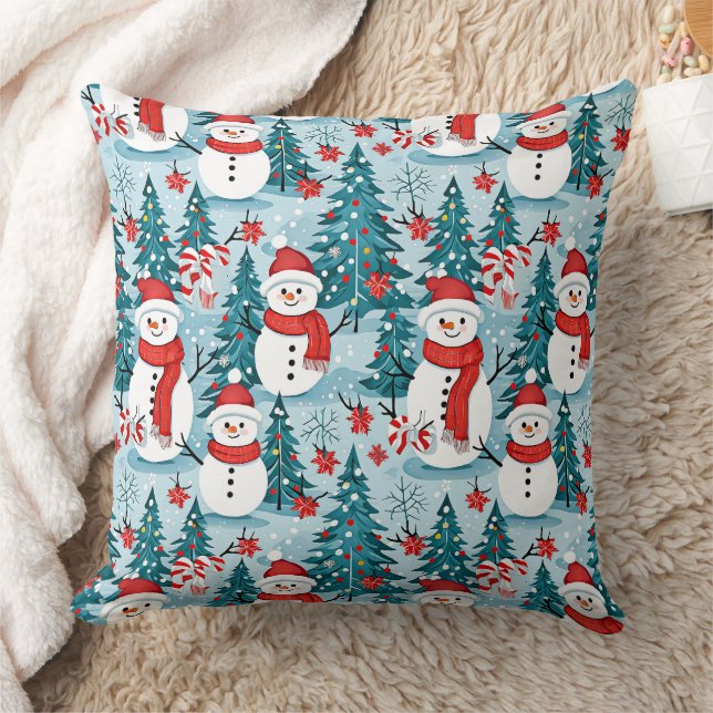 Niedliche und gemütliche Weihnachtsfeiertage Kissen (Decke)