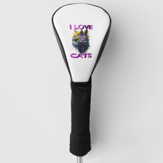 Niedliche und hübsche Katze s6 Golf Headcover
