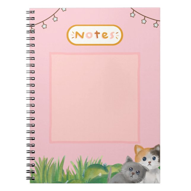 Niedliche und hübsche Notebooks Notizblock (Vorderseite)