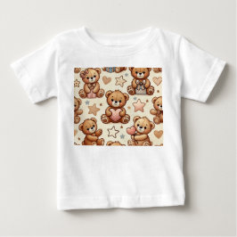 Niedliche und kalte Bären - Print Design Baby T-shirt