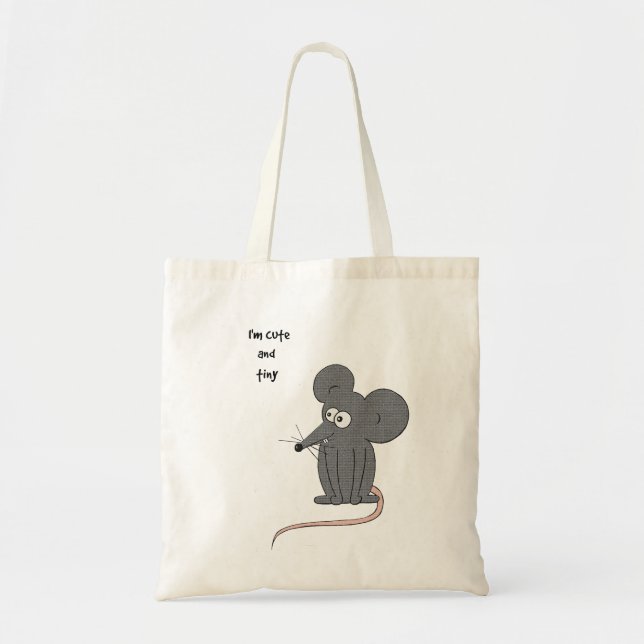Niedliche und kleine Maus Tragetasche (Vorne)
