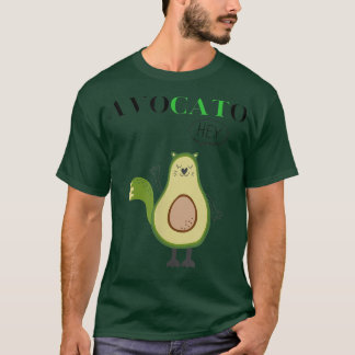 Niedliche und lustige Cat avocado Grafik für Fraue T-Shirt