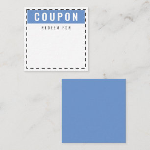 Niedliche und lustige Coupons  Blank Cornflower Bl Mitteilungskarte