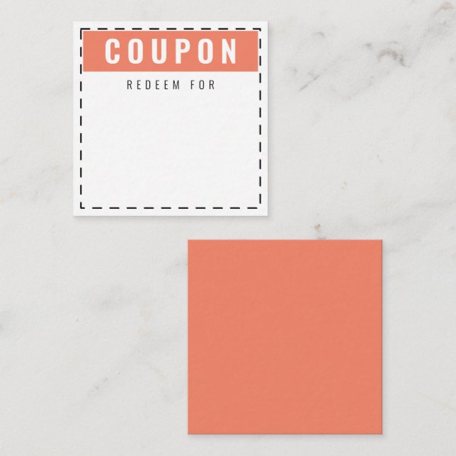 Niedliche und lustige Coupons | Lachs Mitteilungskarte (Vorne/Hinten)