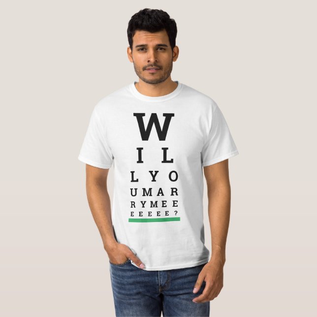 Niedliche und lustige Ehevorschau T-Shirt (Vorne ganz)