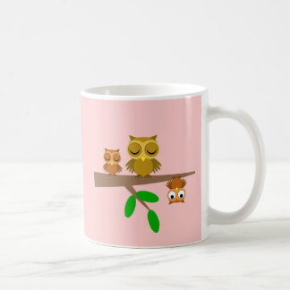 niedliche und lustige Eule Kaffeetasse