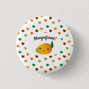 Niedliche und lustige Mangoificent Mango Button
