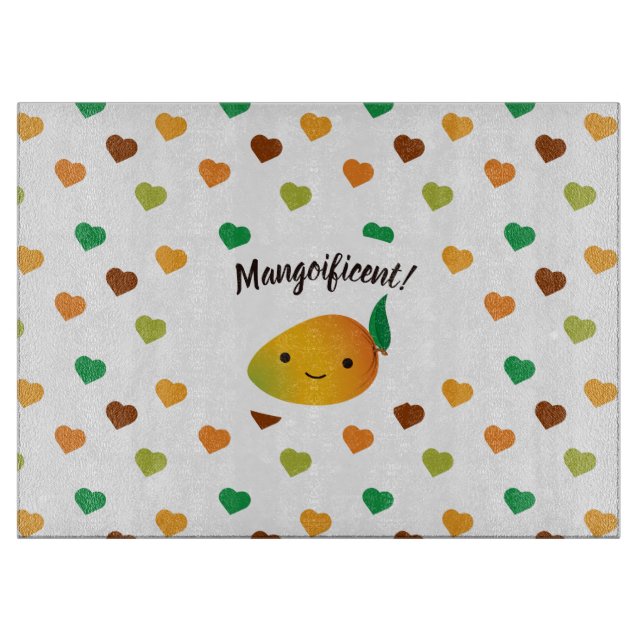Niedliche und lustige Mangoificent Mango Schneidebrett (Vorderseite)