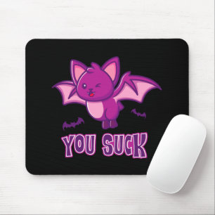 Niedliche und sonnige Halloween Vampire Fledermäus Mousepad