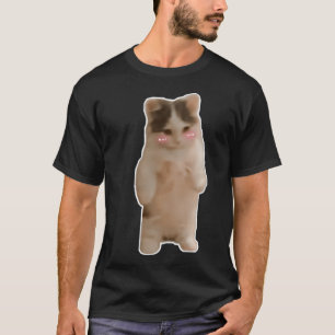Niedliche und sonnige Stehende Katze oder Kätzchen T-Shirt