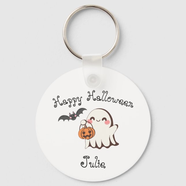 Niedliche und verworrene Halloween-Schlüsselkette Schlüsselanhänger (Vorderseite)