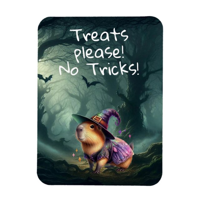 Niedliche und witzige Halloween Capybara Magnet (Vertikal)