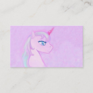 niedliche Unicorn Geschäfts-Karte Visitenkarte