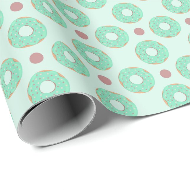 niedliche Unisex-Babydusche  Geschenkpapier (Rolleneckpunkt)