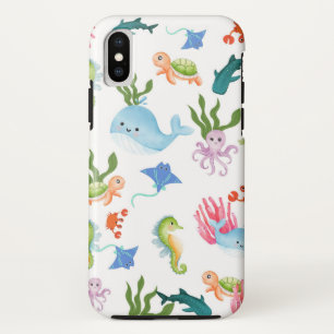 Niedliche Unterwasserfreunde - Muster für Meeresti Case-Mate iPhone Hülle