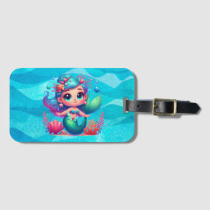 Niedliche Unterwassermedaille Gepäckanhänger