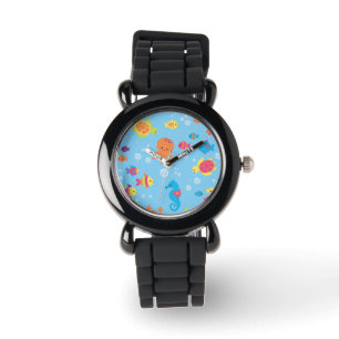 Niedliche Unterwasserwelt Armbanduhr