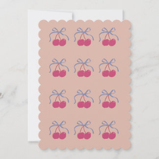 Niedliche Valentine, Kirschbildergrusskarte Feiertagskarte