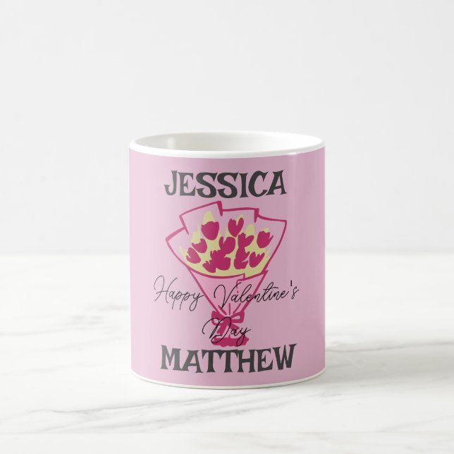 niedliche Valentine, süß für Paare Kaffeetasse (Mittel)