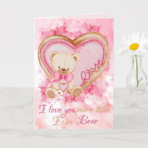 Niedliche Valentinstag-Karte