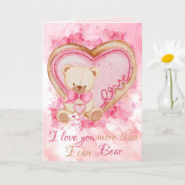 Niedliche Valentinstag-Karte Karte