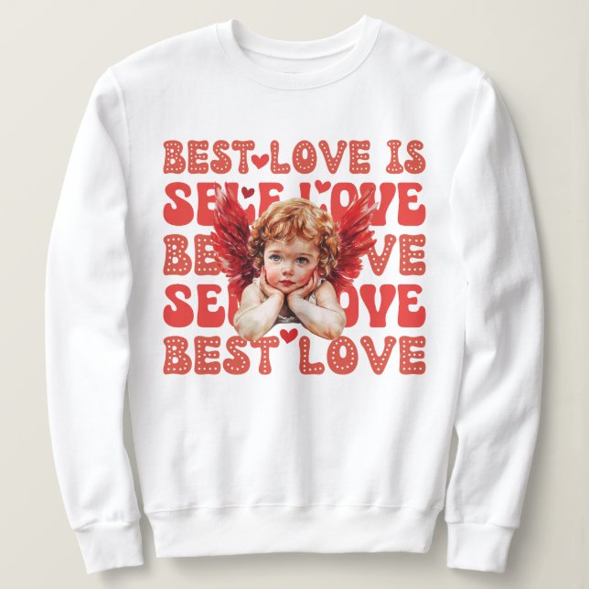 Niedliche Valentinstag-Liebe Sweatshirt (Design vorne)