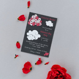 Niedliche Valentinstag-Party Einladung