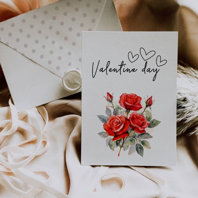 Niedliche Valentintagskarte Feiertagskarte (Cute Happy Valentine's Day Card)