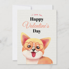 Niedliche Valentintagskarte Feiertagskarte