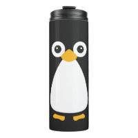 Niedliche Vector Pinguin Wasserflasche