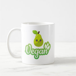Niedliche Vegane Funny Gift Kaffee Tasse