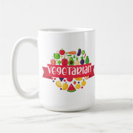 Niedliche Vegane vegetarische Zitat Kaffee Tasse