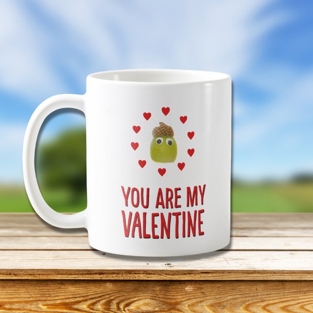 Niedliche Veganer Trauben am Valentinstag Tasse (Von Creator hochgeladen)