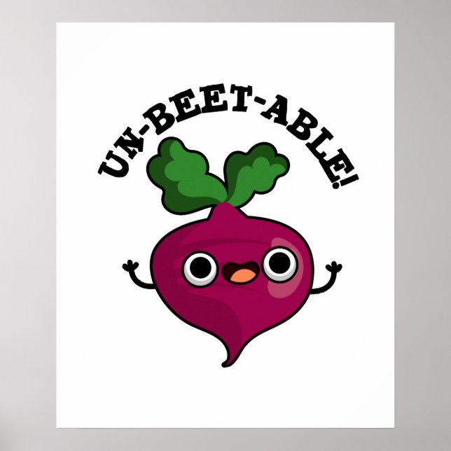 Niedliche Veggie-Rübenpuppe, nicht bestellbar Poster (Vorne)