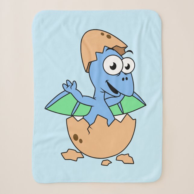 Niedliche Veranschaulichung eines Pterodactylhatch Sherpadecke (Vorderseite)