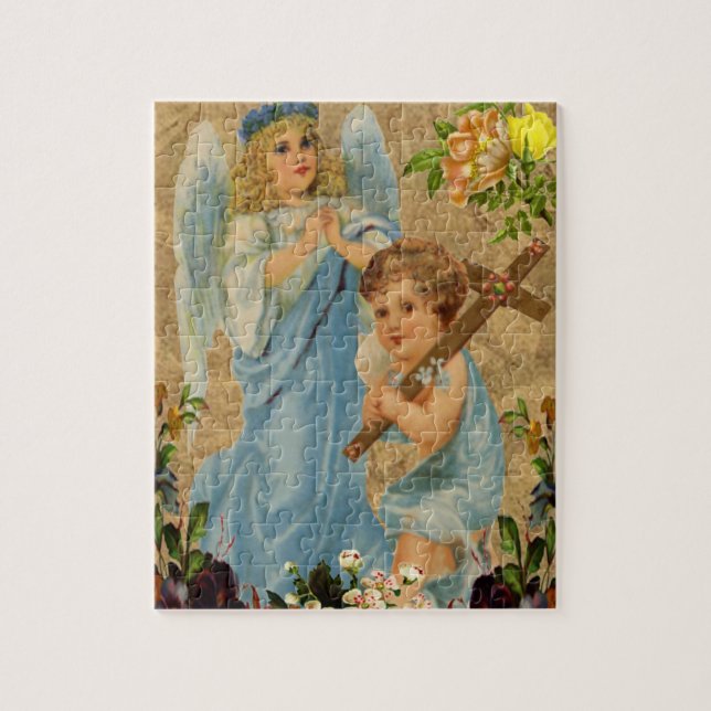 Niedliche Vintage Angel-Kinder (Vertikal)