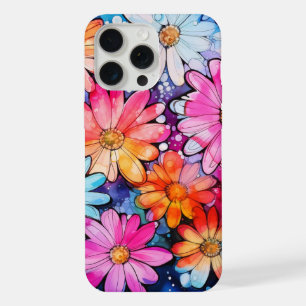 Niedliche Vintage Blume Kunst, Kultur iPhone 15 Pro Max Hülle