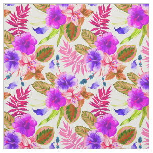 Niedliche Vintage Blumenmuster Stoff