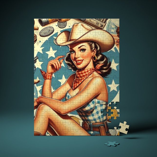 Niedliche Vintage Cowgirl (Von Creator hochgeladen)