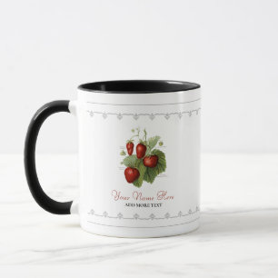 Niedliche Vintage Erdbeersorten Fügen Sie Ihren N Tasse